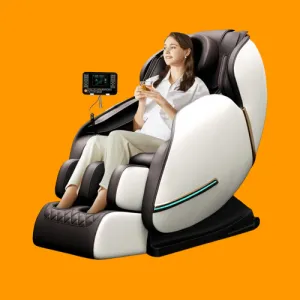 4D Zero Gravity Shiatsu Massage Chair with Heating and Bluetooth