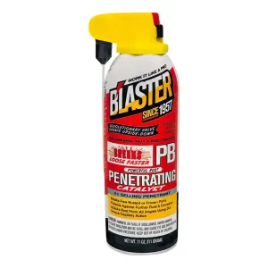 B'laster 16-PB-DS Rust Penetrating Lubricant Aerosol Can, Pro Straw (11oz)