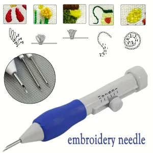 Magic Embroidery Needle Pen Set for DIY Knitting Sewing