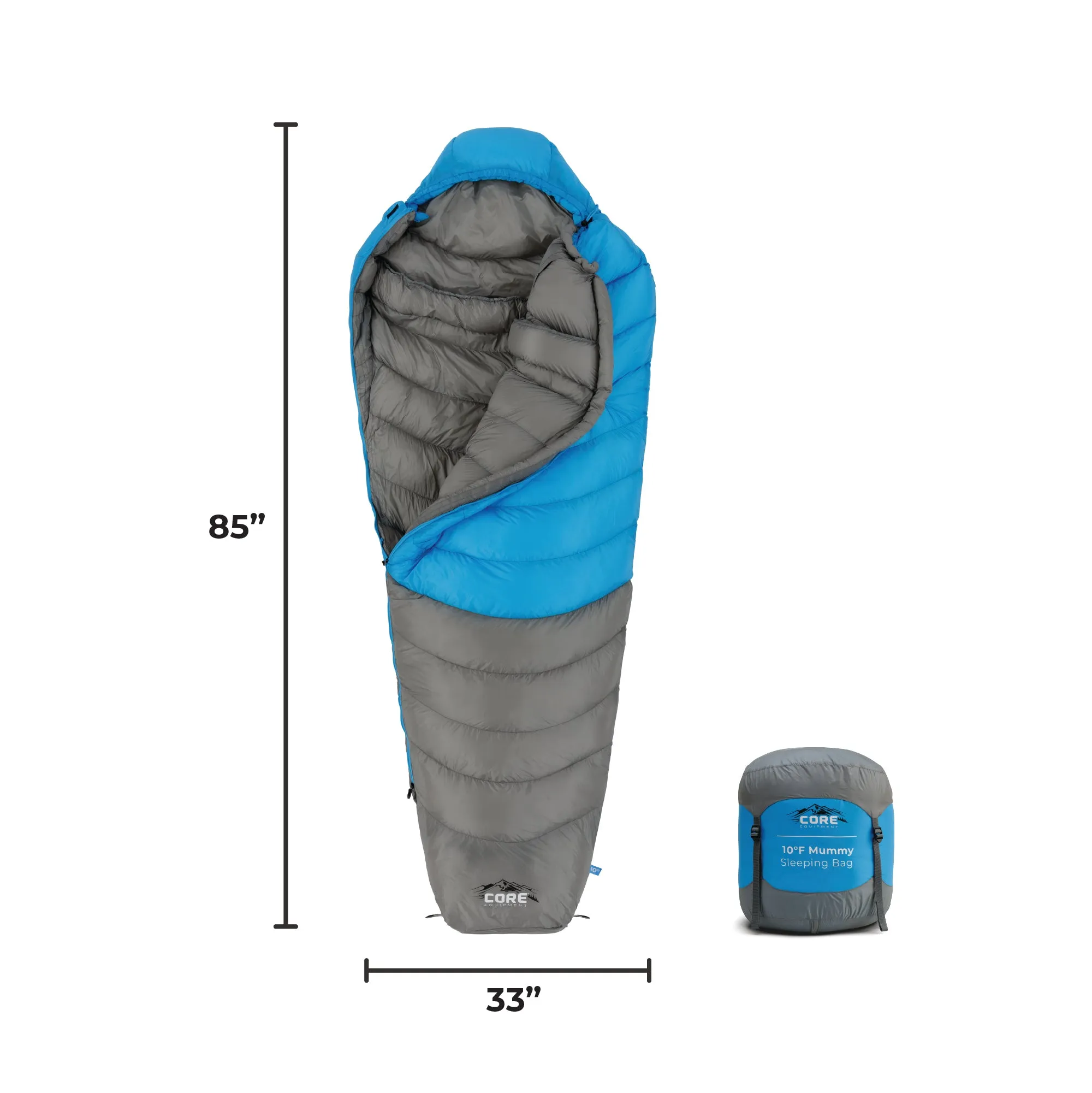 10 Degree Mummy Sleeping Bag