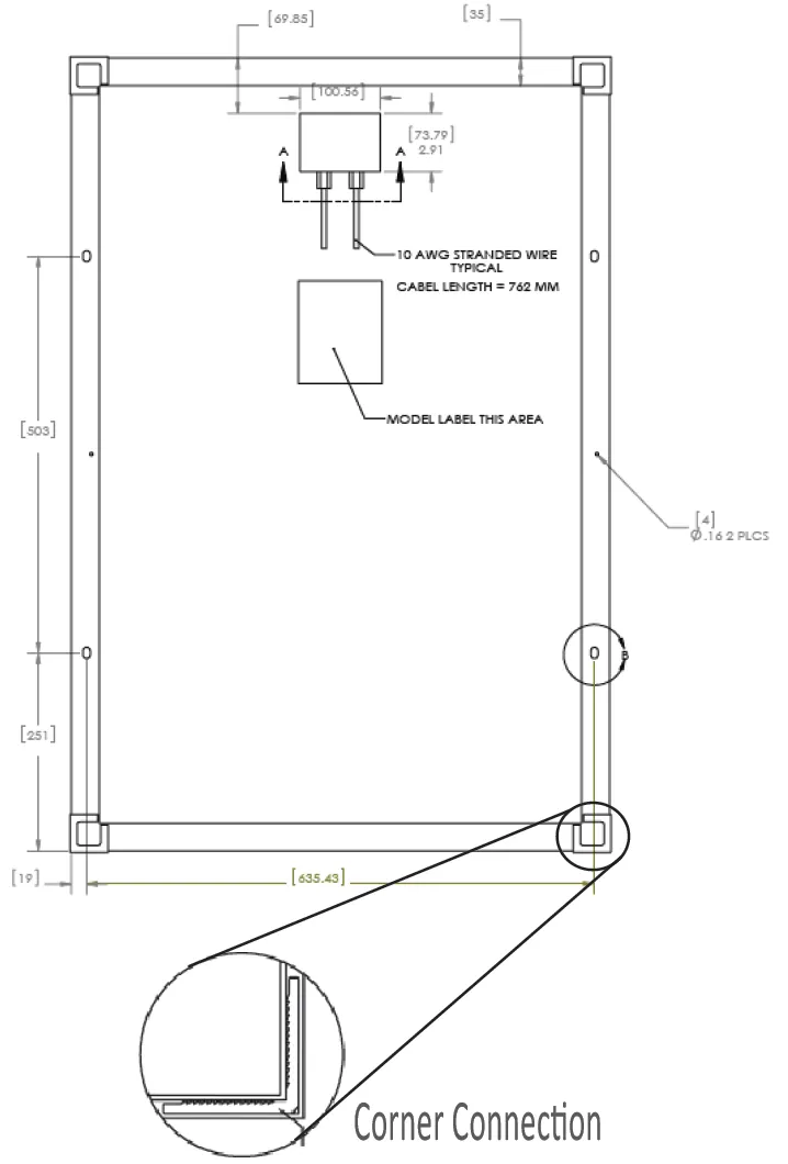 100 Watt Mono GMA Solar Panel