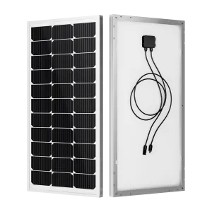 BougeRV 100W 12V 9BB Mono Solar Panel