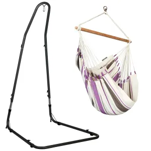 Caribena Purple Hammock Swing Chair - LA SIESTA