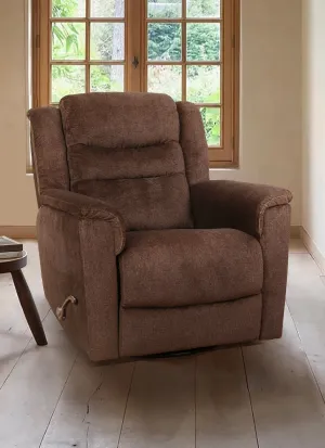 Coffee Swivel Recliner - IF-6346