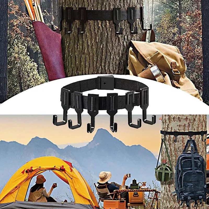 Dbeck® Eco-Friendly Camping Tree Hook with Adjustable Strap