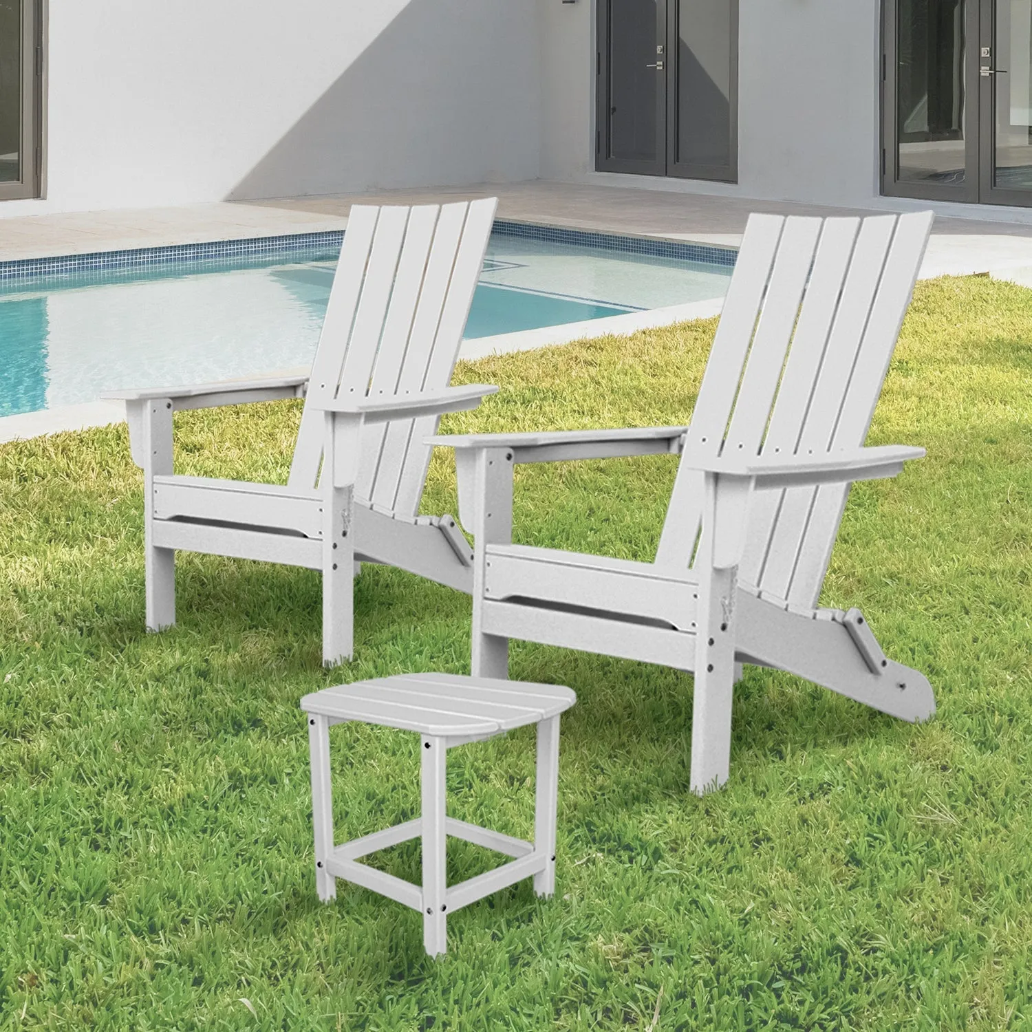 Durapatio Foldable patio furniture 2 set