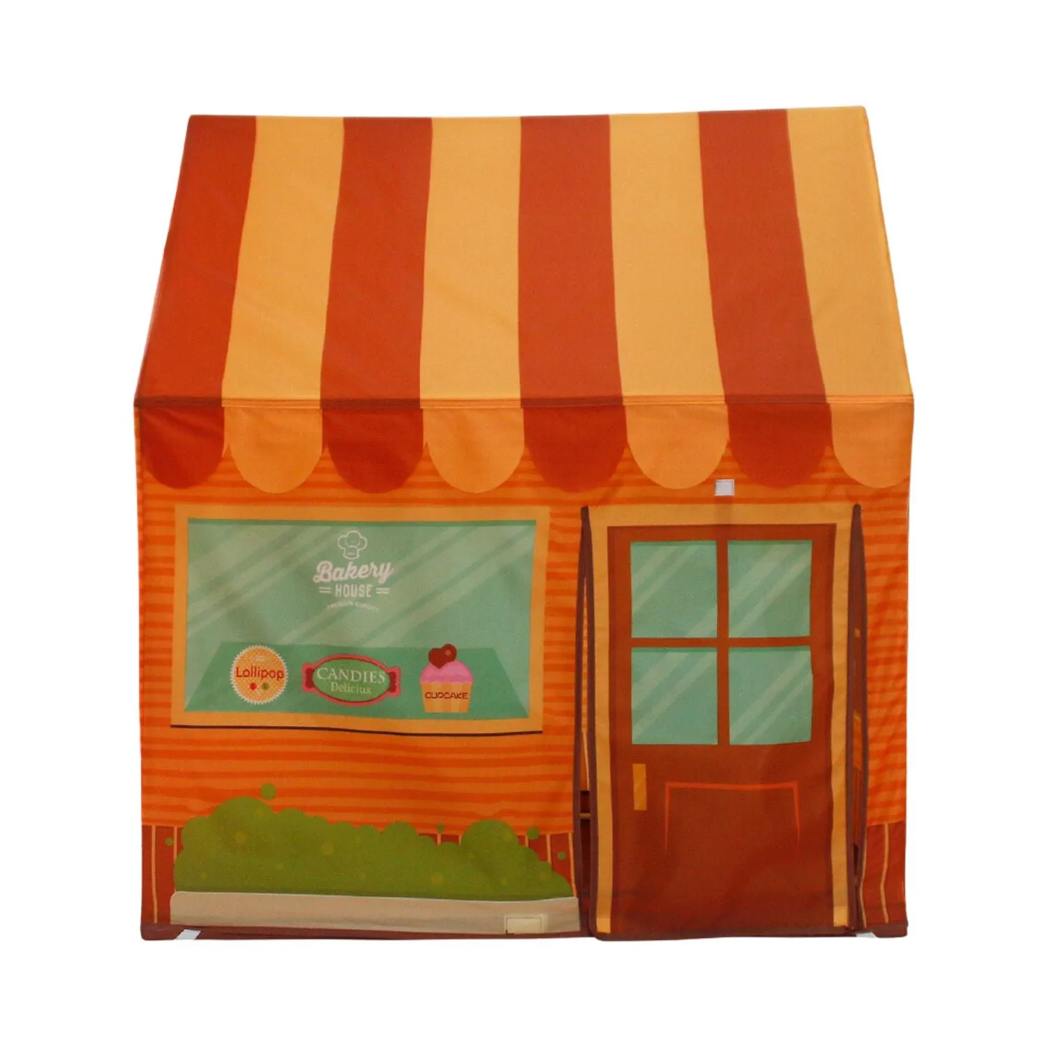 Foldable Dessert House Play Tent with Rolling Door