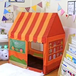 Foldable Dessert House Play Tent with Rolling Door