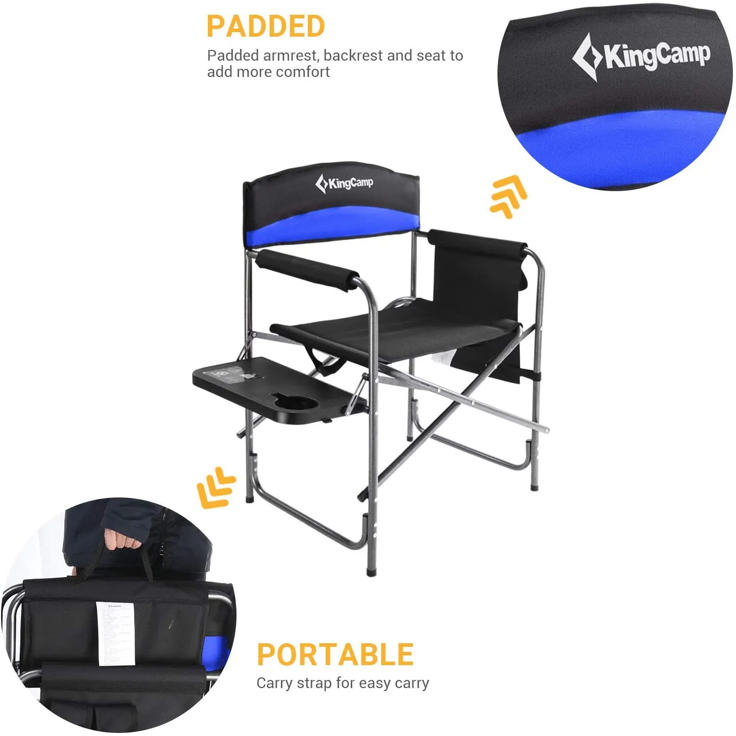 KingCamp Heavy Duty Director Camping Chair