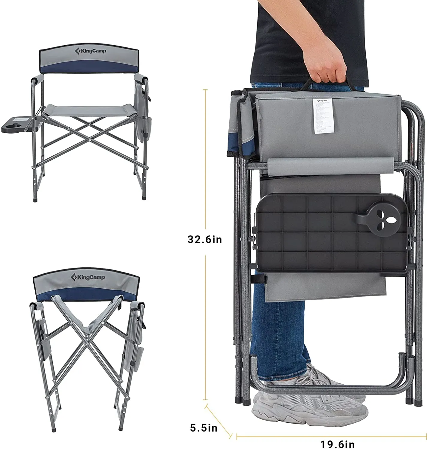 KingCamp Heavy Duty Director Camping Chair