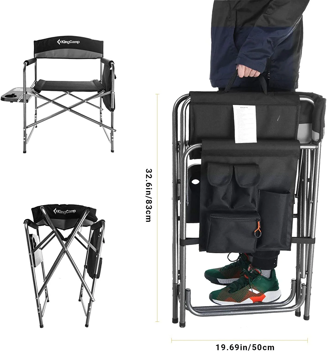 KingCamp Heavy Duty Director Camping Chair