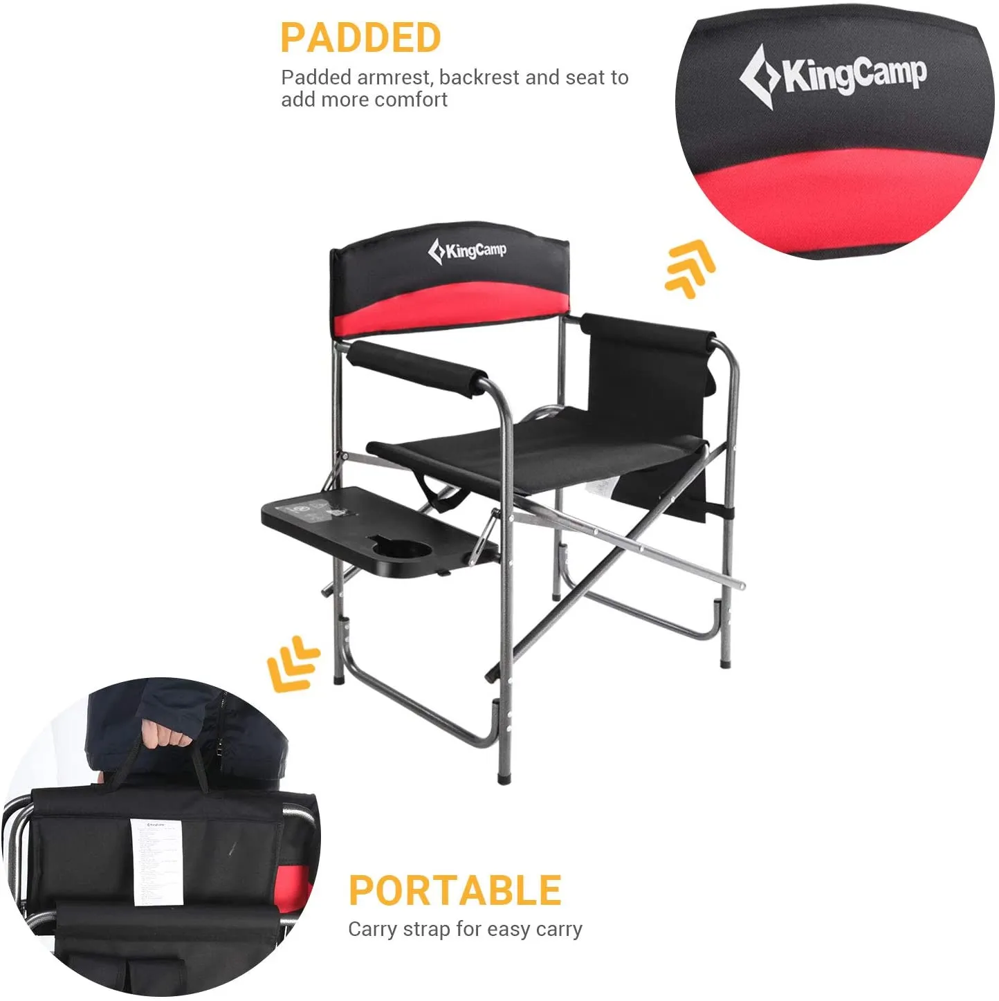 KingCamp Heavy Duty Director Camping Chair