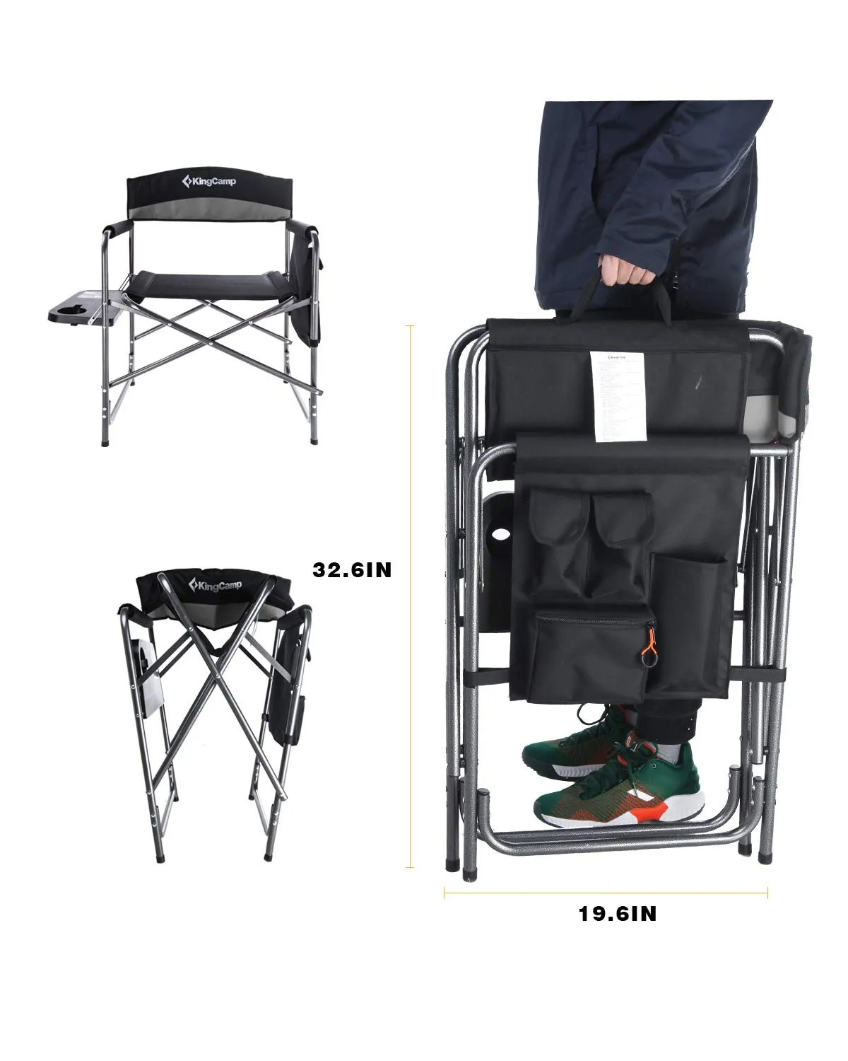 KingCamp Heavy Duty Director Camping Chair