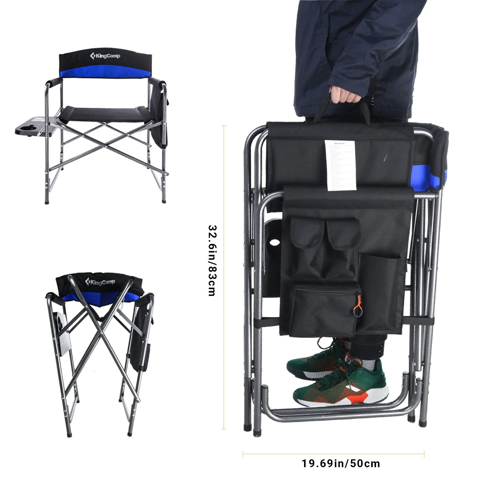 KingCamp Heavy Duty Director Camping Chair