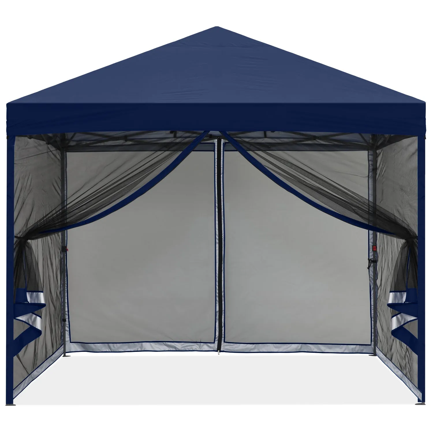 Leisure Sports 8x8/10x10 Pop-Up Easy Setup Outdoor Canopy with Netting Screen Walls