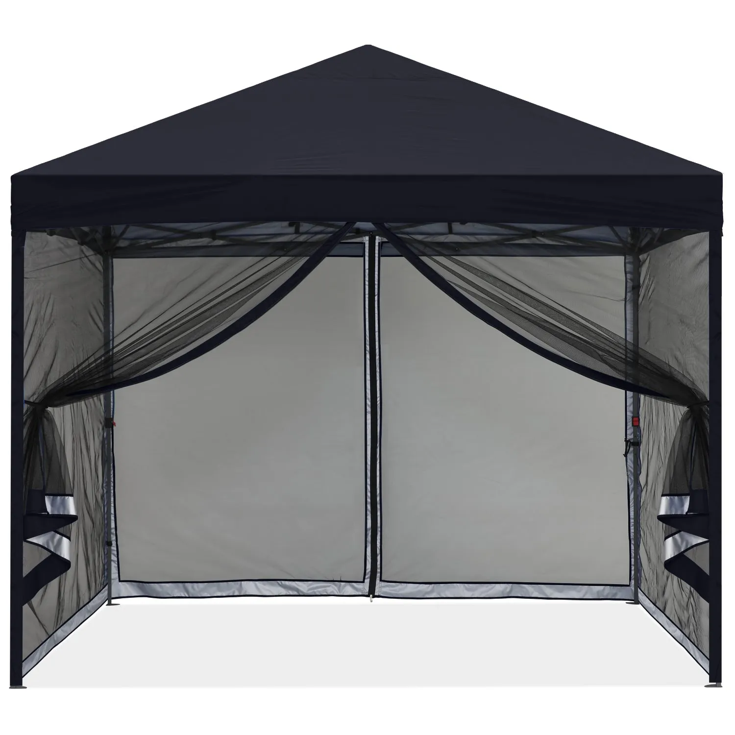 Leisure Sports 8x8/10x10 Pop-Up Easy Setup Outdoor Canopy with Netting Screen Walls