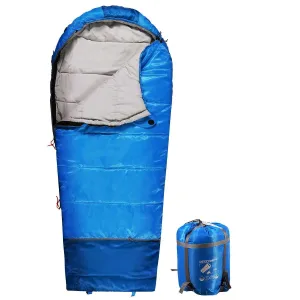 Mummy Kids Sleeping Bag for Camping,Blue Rose