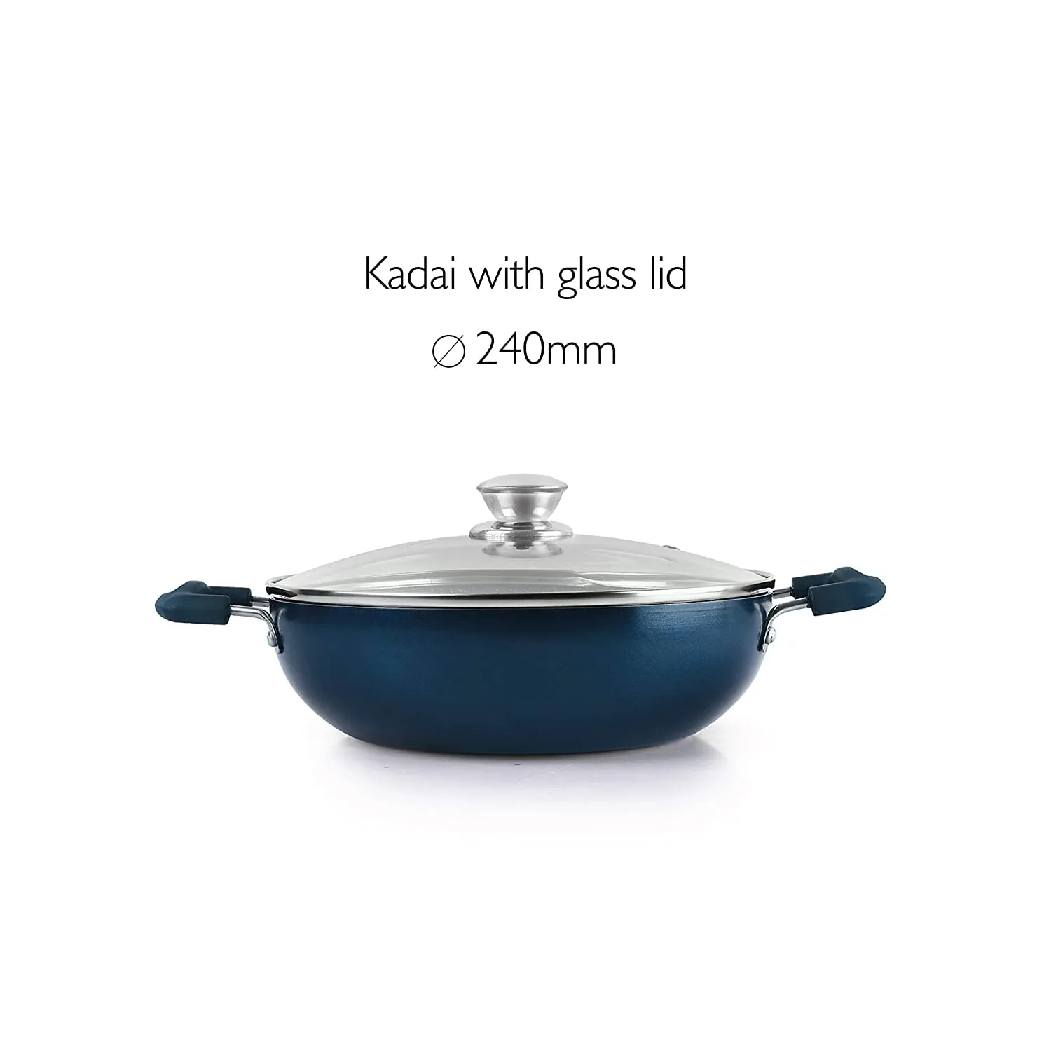 Oxford Induction Base Kadhai With Glass Lid