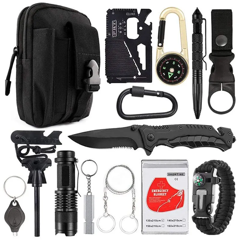 Survival kit for Outdoor Camping Multi-Function Tools