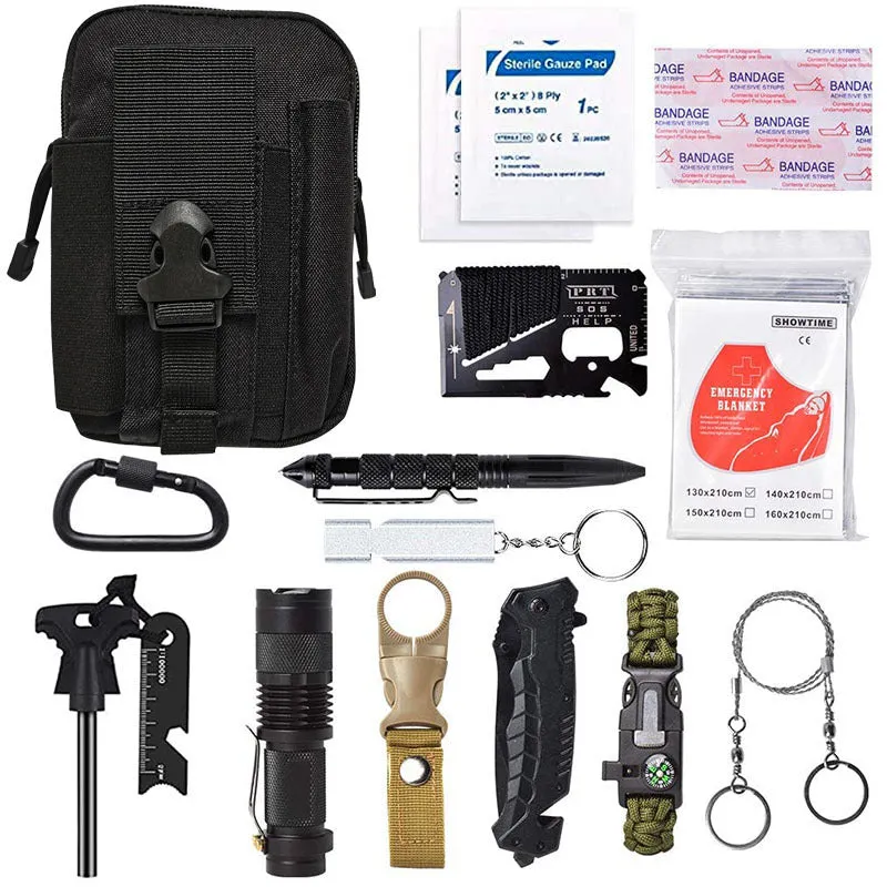 Survival kit for Outdoor Camping Multi-Function Tools