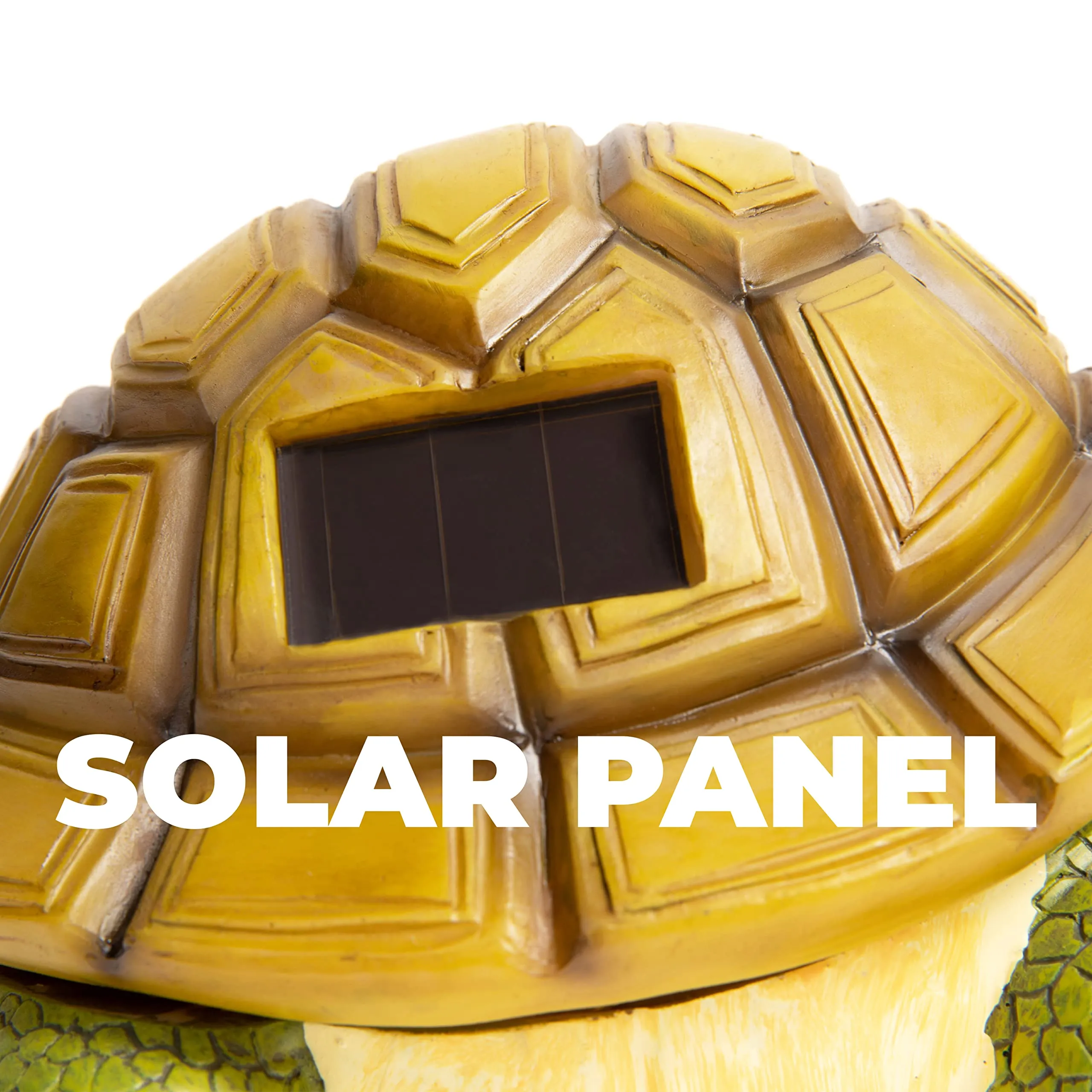 Turtle Solar Powered Outdoor Decor Garden Light With Led Glowing Shell